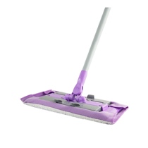 Miaojie flat mop clip floor mop cloth floor mop home hand-free hand washing artifact mop dust push dry and wet dual use