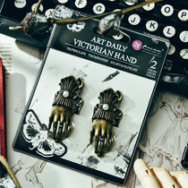 Judy handmade Haitao spot creative personality clip INS style hand account decoration