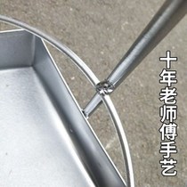  Household iron bucket dustpan garbage shovel dustpan stainless steel household set thicken increase sanitation and cleaning iron