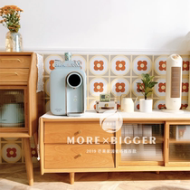 New ins American small tiles Nordic balcony aisle non-slip floor tiles bathroom kitchen wall tiles retro tiles