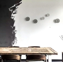 Brief Nordic Concrete Hooks Cement Clothes Hanging Living-room Log Book Room Bedroom Commercial Space Wall-mounted Decoration