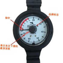  Italy produces and imports professional depth meter to measure water depth Wrist type hand strap luminous diving depth meter