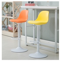 Nordic bar chair backrest Simple modern lifting high stool Front cashier stool Rotating bar stool Bar chair