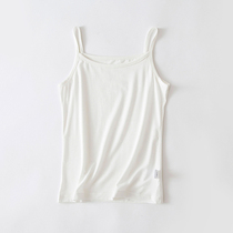 Childrens clothing Class A girl Modal pure white bottom Girls Camisole Summer children thin bottom sling