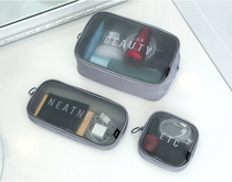 Travel Hand nylon mesh Breathable Wash Bag Zero Wallet Perspective Makeup Bag Digital Package Underwear accommodating bag