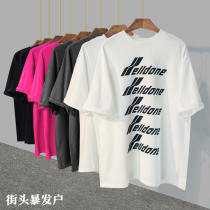 lanbos we11done Play Short Sleeve Men & Women Welldone Summer T-shirt Lovers Fog Easy Tide