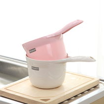 Long handle Water spoon Home Kitchen Water Ladle Plastic Thickened Creative Baby Baby Bath Water Scoop Scoop Water Scoop