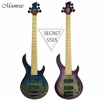 Moon rise MOONRISE Secret S505 EMG pickup active circuit five-string electric bass