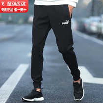 PUMA Puma Mens pants Official flagship 2022 spring autumn plus suede thickened casual pants bunches pants for mens sports pants