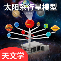 Childrens Solar System Model Eight-Nine Large Planet Assembles Electric Rotational Projection Astrometer Nursery Astronomy Teaching Aids