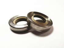 Stainless steel outer iron shell double lip PTFE oil seal