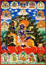 Customized portrait of auspicious mother 5 merits and demeanor auspicious heavenly girl pictures thangka Tibetan tantric Buddha painting