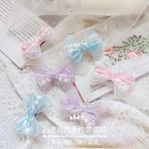 Original Mermaid Hairpin Bow Fishtail Side Clip Fairy Hairpin Girl Mermaid Ji pair clip blue crystal hair accessories
