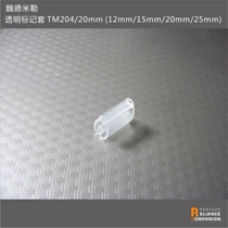 Daytron cable transparent marking sleeve TM204 20 6 0-10 0 Alternative for Weidmüller Line Tube ID cards