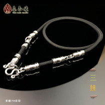 Thai Buddha Lanyard Buddha Brand Chain Buddha Brand Necklace Buddha Brand Lanyard Pendant Lanyard Three Hanging Black Rope