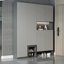 Shoe cabinet household doorway large capacity balcony storage cabinet small household type intake door to wall hall door door