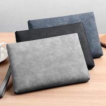 Mens handbag clutch soft leather casual portable wallet cklv6 clutch bag envelope luxury fashion brand