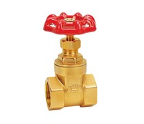 Crown copper gate valve household tap water switch valve brass gate valve 4 points Water Meter switch valve thread valve 4 points 2 inches