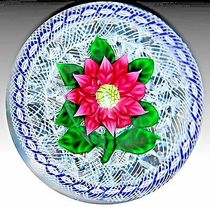  Flowers Glass Town Paper Pendulum Piece Living Room Decorative home desk Desktop Crystal Handicraft Collection