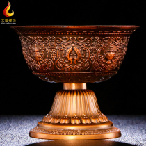 Tibetan Buddhist supplies water cups high feet eight auspicious seven water supply bowls in front of the Buddha Guanyin for eight Holy water cups