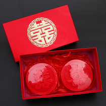 Soap Handmade soap with hand gift essence oil soap wedding red word soap return gift hand gift gift soap