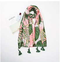 New beach shawl multicolored cotton linen coat wrap chest belly sunscreen breathable beach resort swimsuit wrap dress
