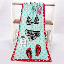 Seaside beach vacation bath towel sexy bikini rose fashion beach spa towel 70*150