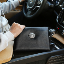 Hong Kong new mens first layer cowhide leather handbag leather handbag large capacity casual envelope soft leather wallet