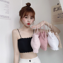 Pregnant women breast-feeding bra summer thin tube small sling anti-light gathering no steel ring breast wrap back underwear