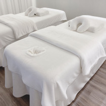 Lingling beauty bed cover four-piece simple high-grade Nordic beauty salon massage bed sheet custom LOGO