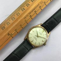 Jewels ㊣ Canadian vintage 60 s with calendar black leather automatic mechanical watch