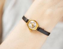 Limited Lithuania ∞ Ancient 1960s exquisite small minimalist gilded ladies mechanical watch