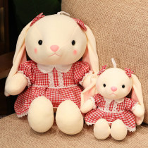 Small White Rabbit Rabbit Doll Doll Aparazzi Healing doll Sleeps to appease Mao suede Toys bed Girls Day Gift