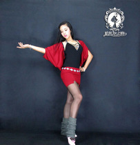 Clearance belly dance practice uniform modal bat sleeve cardigan blouse size belly dance clothing Black