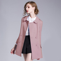 Short style weaters womens spring autumn 2022 new dolls collar little sub pop-age and temperamental fashion foreign pistachio jacket