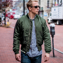 US Imports ALPHA Alpha MA-1 Pilots Jacket Men's and Women's Fall Winter Cotton Clothes Short Coat Tide MA1