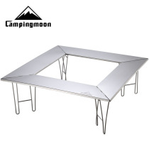 Coleman stainless steel outdoor table camping round stove table detachable barbecue table picnic barbecue folding table