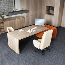 Light luxury post-modern office table and chair boss desk desk desk Nordic paint beauty salon writing desk computer desk