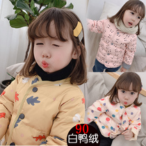 Off-code clearance Female baby down liner Girls down Jacket Warm Girls down liner 1-3-5 years old childrens clothing