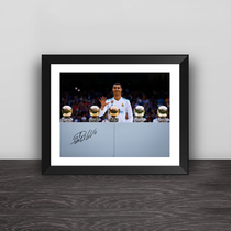 C Luo 5 golden ball Slam commemorative photo frame C Luo Photo Wall C Luo table set up Real Madrid Ronaldo fan gift ornaments
