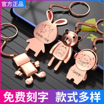 U disk 128G personality gift student computer mobile phone dual-purpose car large capacity USB disk 128G USB flash disk waterproof metal mobile storage Android phone Huawei U disk lettering custom LOGO