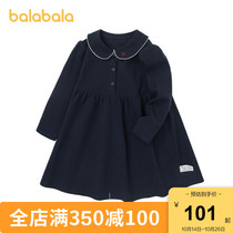 (Store delivery) Bala childrens dress girls autumn 2021 New Baby dress sweet