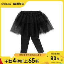 (stores shipping) Balabala childrens pants Spring autumn girl pants baby pants baby skirt pants
