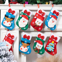 Christmas Socks Gift Bags Kindergarten Children Christmas Christmas Eve Apple Candy Bag Seniors Pendants Adornment