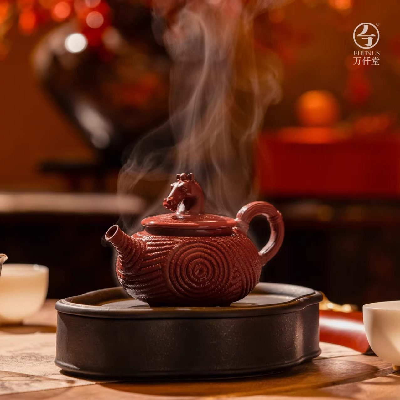 値下げ 茶器 敦煌博物館×万仟堂 公式作品 「快客杯 越过山丘」 【公式