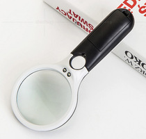 Magnifier Handle Magnifier Handheld Magnifier 10 Times Magnifier with Lamp