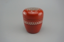 (State-level non-heritage Chengdu Song Xiping lacquer art) Chengdu lacquerware large lacquer tea leaf jar cup tea date