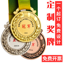 Metal medals customized school games listed champion basketball childrens kindergarten gold silver and bronze medals