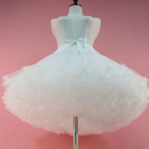 Pannier lolita Lolita boneless soft yarn 55CM daily support cloud support cotton candy super fluffy violent tutu skirt