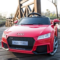Berry Jia Audi children's car electric toy car can sit on people four-wheel four-wheel drive remote control swing baby baby car